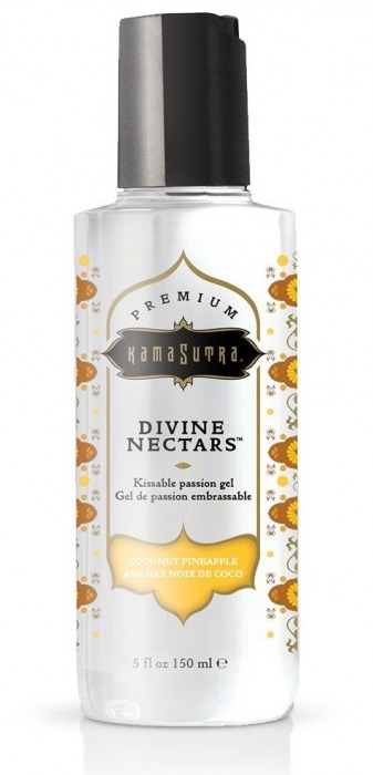 Гель-лубрикант на водной основе Divine Nectars Vanilla с ароматом ванили - 150 мл. - Kama Sutra - купить с доставкой в Копейске
