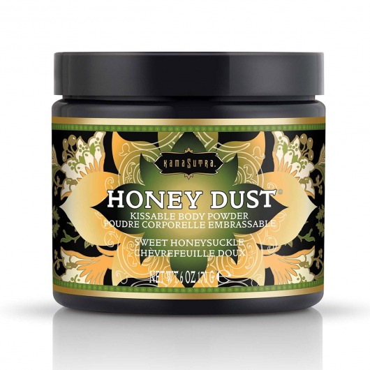 Пудра для тела Honey Dust Body Powder с ароматом жимолости - 170 гр. - Kama Sutra - купить с доставкой в Копейске