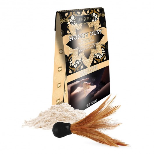 Пудра для тела Honey Dust Body Powder с ароматом ванили - 28 гр. - Kama Sutra - купить с доставкой в Копейске
