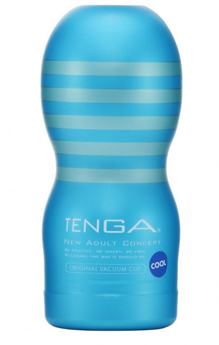 Мастурбатор с охлаждающей смазкой TENGA Original Vacuum Cup Cool - Tenga - в Копейске купить с доставкой