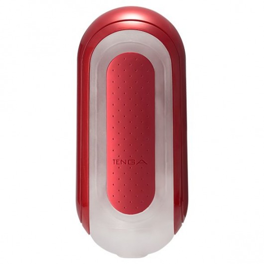 Красный мастурбатор Flip Zero Red   Warmer с подогревом - Tenga - в Копейске купить с доставкой