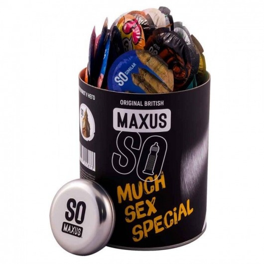 Текстурированные презервативы в кейсе MAXUS So Much Sex - 100 шт. - Maxus - купить с доставкой в Копейске