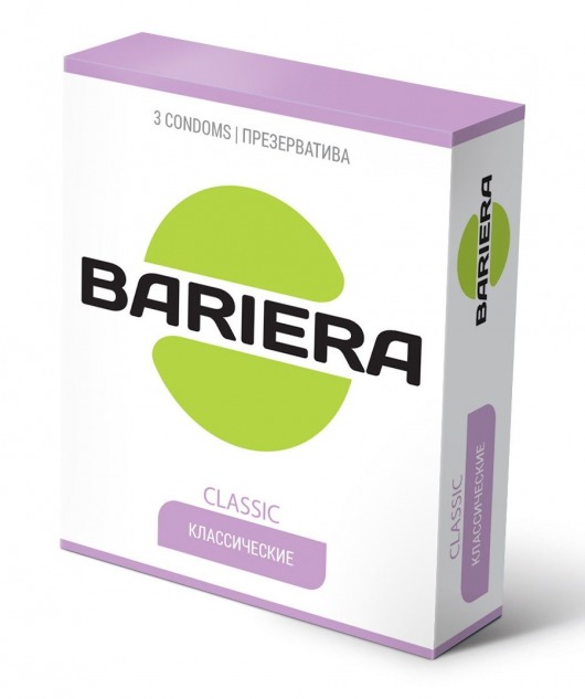 Классические презервативы Bariera Classic - 3 шт. - Bariera - купить с доставкой в Копейске