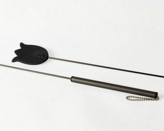 Черный стек  Тюльпан  - 60 см. - Sitabella - купить с доставкой в Копейске