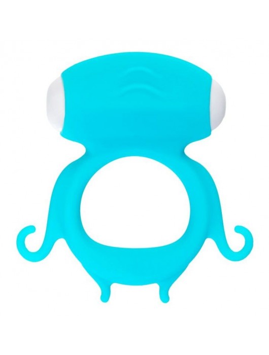 Голубое виброкольцо на пенис Sair - A-toys - в Копейске купить с доставкой