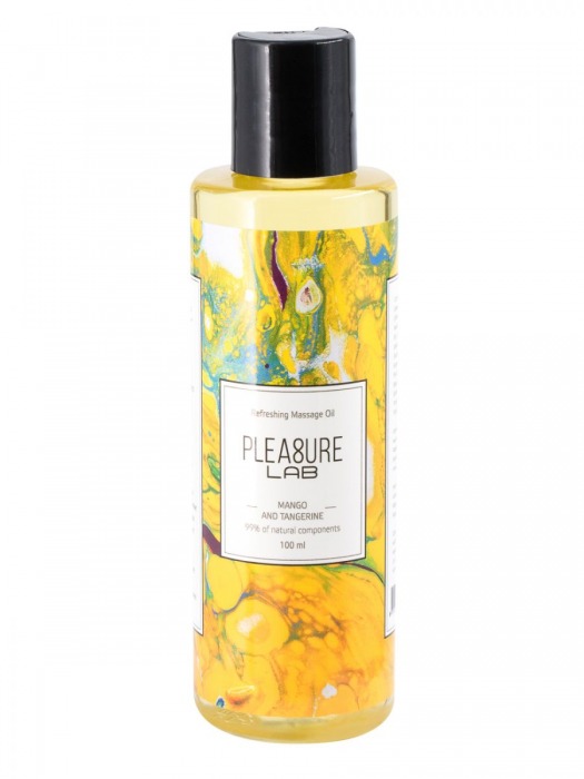 Массажное масло Pleasure Lab Refreshing с ароматом манго и мандарина - 100 мл. - Pleasure Lab - купить с доставкой в Копейске