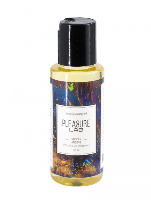 Массажное масло Pleasure Lab Relaxing с ароматом винограда и инжира - 50 мл. - Pleasure Lab - купить с доставкой в Копейске