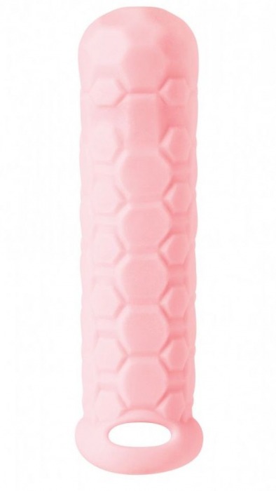 Розовый фаллоудлинитель Homme Long - 15,5 см. - Lola Games - в Копейске купить с доставкой