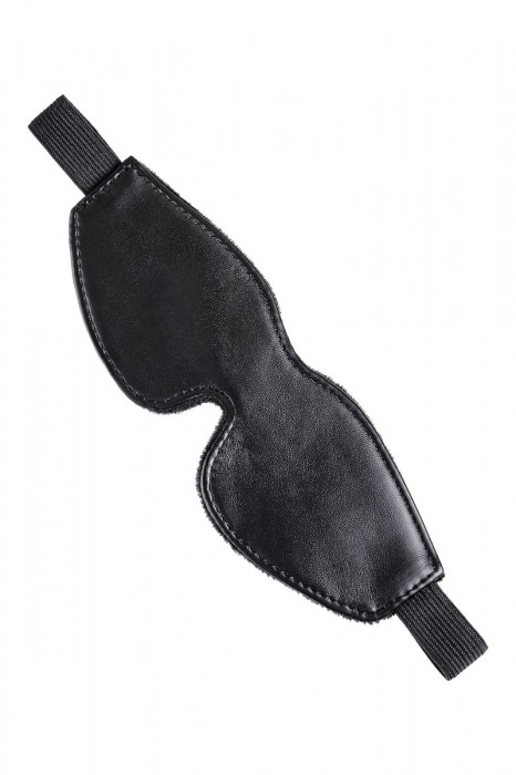 Черная маска Anonymo из искусственной кожи - ToyFa - купить с доставкой в Копейске