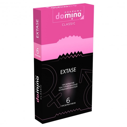 Презервативы с точками и рёбрышками DOMINO Classic Extase - 6 шт. - Domino - купить с доставкой в Копейске