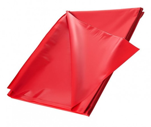 Красная простыня для секса из ПВХ - 220 х 200 см. - ToyFa - купить с доставкой в Копейске