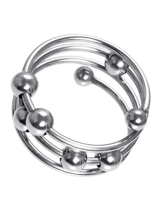 Большое металлическое кольцо под головку пениса - ToyFa - купить с доставкой в Копейске