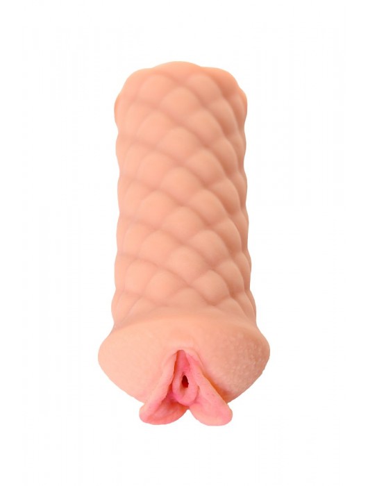 Телесный мастурбатор-вагина Elegance.002 с вибрацией - KOKOS - в Копейске купить с доставкой