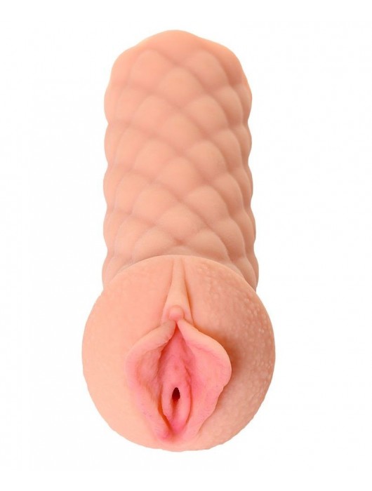 Телесный мастурбатор-вагина Elegance.002 с вибрацией - KOKOS - в Копейске купить с доставкой