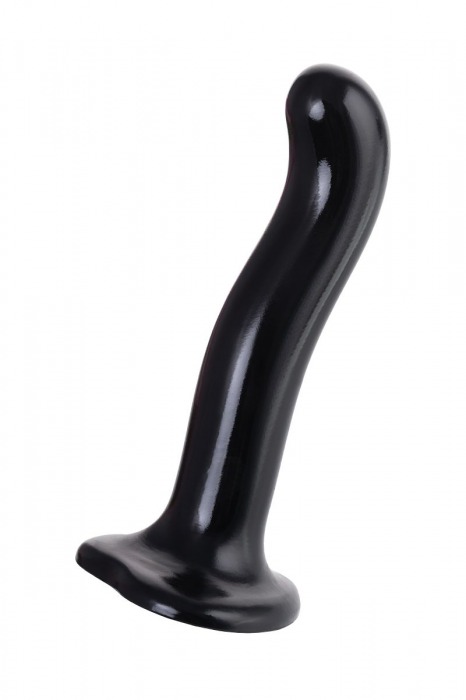 Черный стимулятор для пар P G-Spot Dildo Size L - 19 см. - Strap-on-me - в Копейске купить с доставкой
