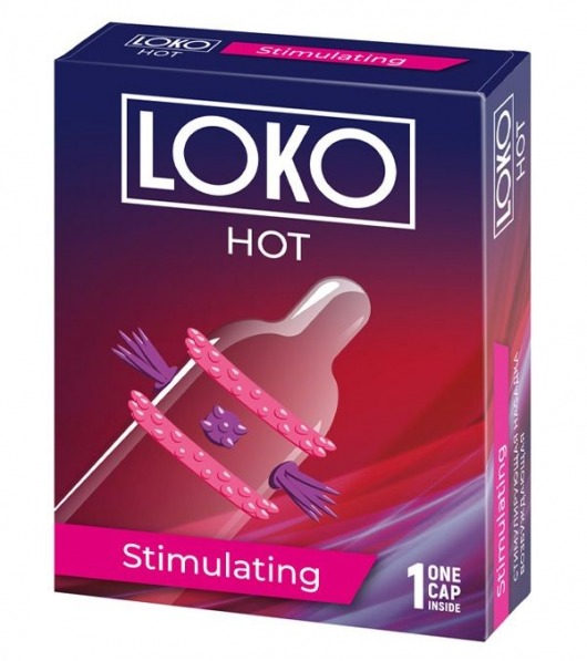 Стимулирующая насадка на пенис LOKO HOT с возбуждающим эффектом - Sitabella - в Копейске купить с доставкой
