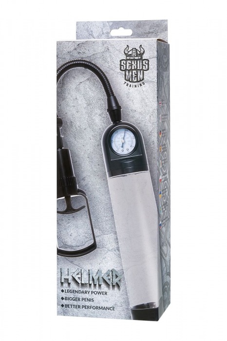 Прозрачная механическая помпа Helmer с манометром - Sexus - в Копейске купить с доставкой