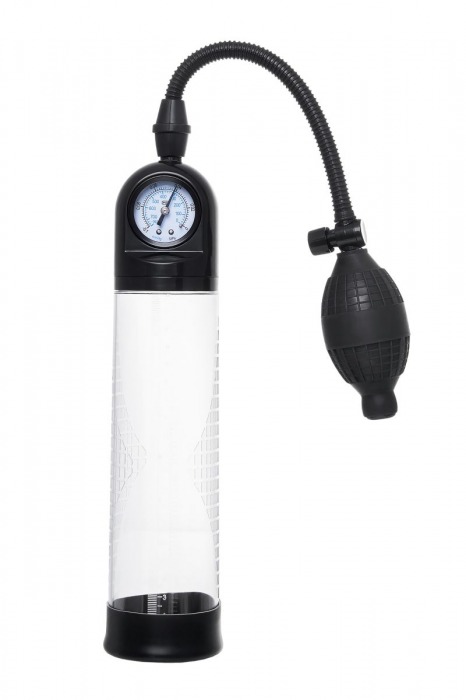 Прозрачная механическая помпа Roald с манометром - Sexus - в Копейске купить с доставкой