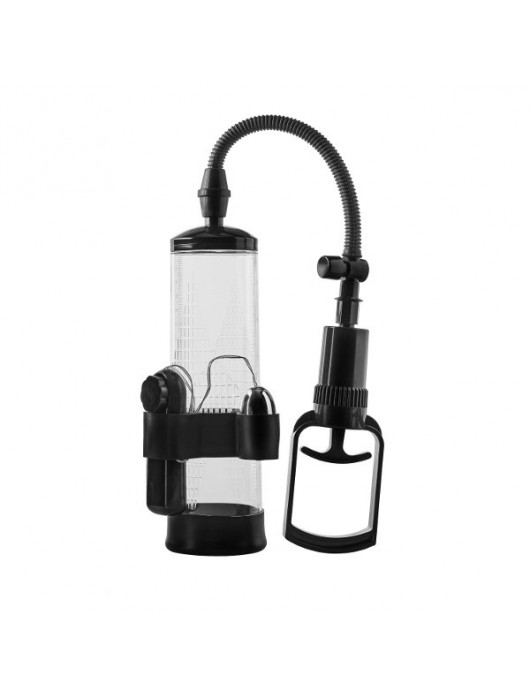 Прозрачная вакуумная помпа с вибрацией Vibrating Penis Pump - Dream Toys - в Копейске купить с доставкой