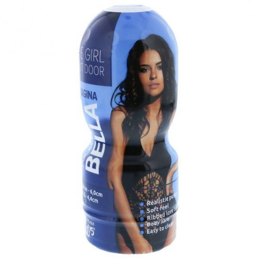 Телесный мастурбатор-вагина в тубе Bella - Dream Toys - в Копейске купить с доставкой
