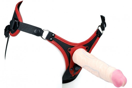 Пояс унисекс UNISEX Style с 2 насадками - LOVETOY (А-Полимер) - купить с доставкой в Копейске