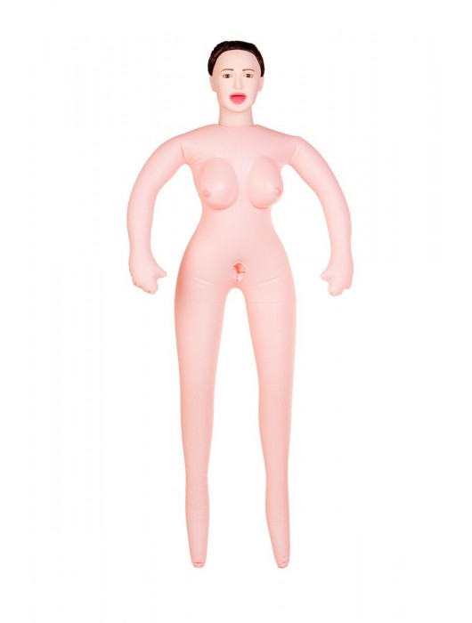 Надувная секс-кукла брюнетка с реалистичной головой - ToyFa - в Копейске купить с доставкой