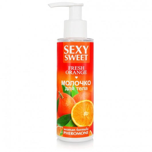 Молочко для тела с феромонами и ароматом апельсина Sexy Sweet Fresh Orange - 150 гр. -  - Магазин феромонов в Копейске