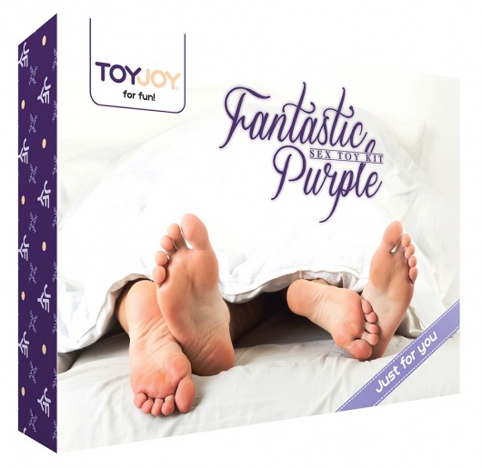 Эротический набор FANTASTIC PURPLE SEX TOY KIT - Toy Joy - купить с доставкой в Копейске
