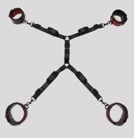 Изысканный набор фиксаций на кровати Reversible Under Mattress Restraint Set - Fifty Shades of Grey - купить с доставкой в Копейске