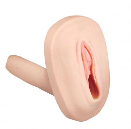 Мастурбатор-вагина с вибрацией и выносным пультом управления REALSTUFF SMOOTH   BALD - Dream Toys - в Копейске купить с доставкой