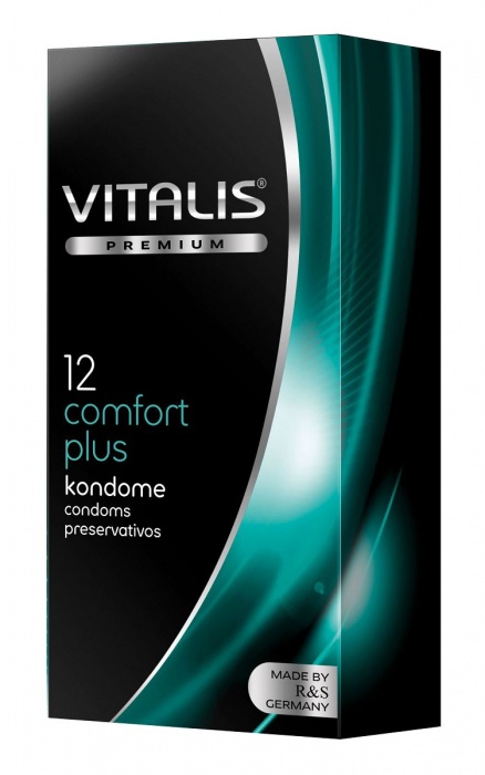 Контурные презервативы VITALIS PREMIUM comfort plus - 12 шт. - Vitalis - купить с доставкой в Копейске