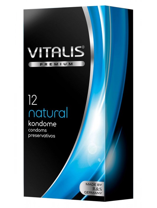 Классические презервативы VITALIS PREMIUM natural - 12 шт. - Vitalis - купить с доставкой в Копейске