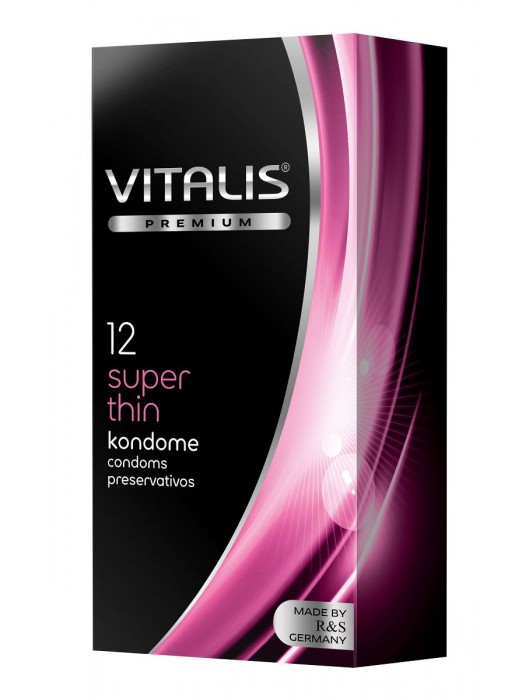 Ультратонкие презервативы VITALIS PREMIUM super thin - 12 шт. - Vitalis - купить с доставкой в Копейске