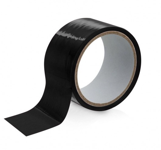 Черный скотч для фиксации - 15 м. - Fetish Tentation - купить с доставкой в Копейске