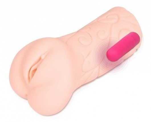 Телесный вибромастурбатор-вагина Tattoo Auto - KOKOS - в Копейске купить с доставкой