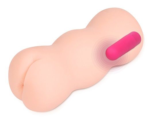 Телесный вибромастурбатор-анус TONGGGO 2 Auto - KOKOS - в Копейске купить с доставкой