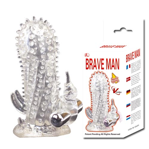 Насадка-удлинитель с пупырышками, усиками и вибрацией - Baile - в Копейске купить с доставкой