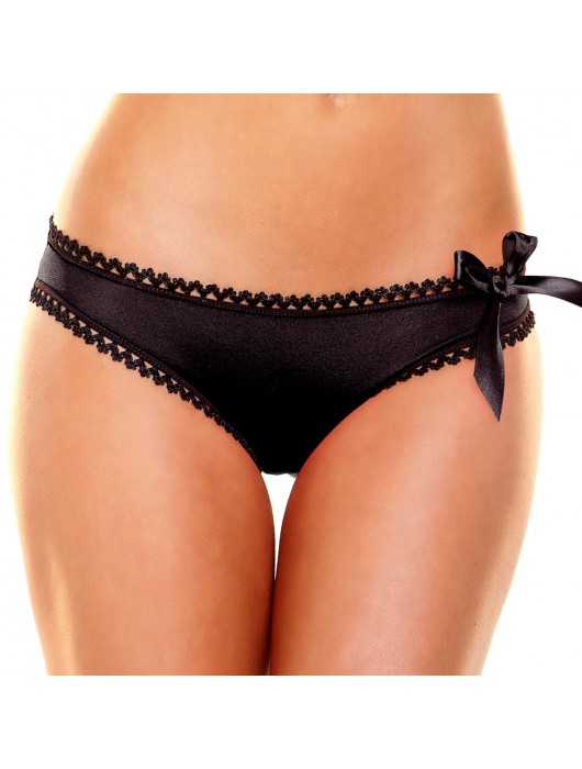 Ажурные трусики с декоративной шнуровкой на попке - Hustler Lingerie купить с доставкой