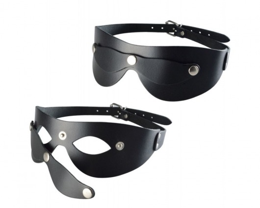Черная кожаная маска  Новичок - Sitabella - купить с доставкой в Копейске