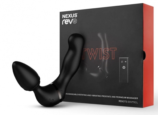 Черный гибридный вибромассажер Nexus Revo Twist - Nexus Range - в Копейске купить с доставкой