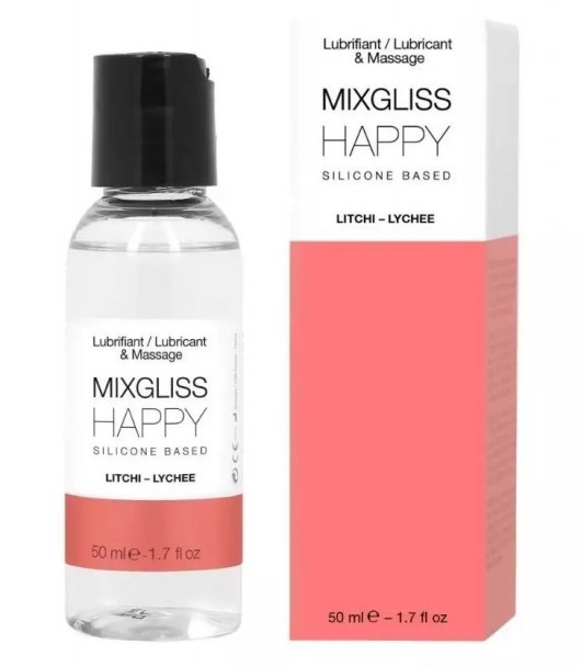 Смазка на силиконовой основе Mixgliss Happy - 50 мл. - Mixgliss - купить с доставкой в Копейске