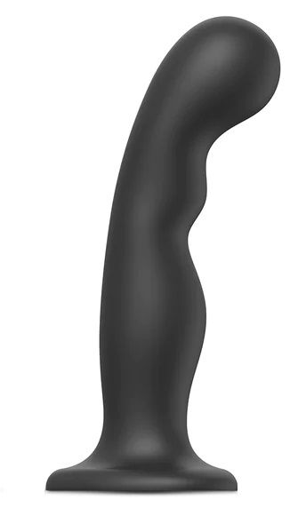 Черная насадка Strap-On-Me Dildo Plug P G size XXL - Strap-on-me - купить с доставкой в Копейске