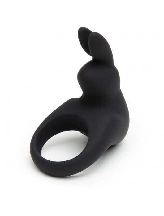 Черное эрекционное виброкольцо Happy Rabbit Rechargeable Rabbit Cock Ring - Happy Rabbit - в Копейске купить с доставкой
