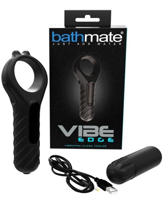 Черный вибростимулятор Edge Vibe - Bathmate - в Копейске купить с доставкой