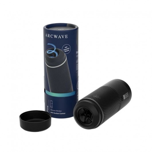 Черный мастурбатор с контролем всасывания Arcwave Pow Stroker - Arcwave - в Копейске купить с доставкой