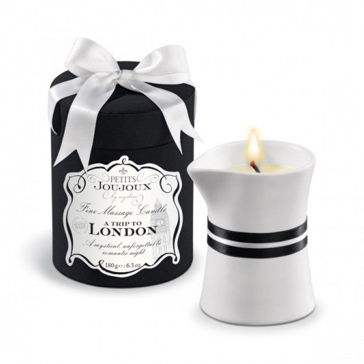 Массажное масло в виде большой свечи Petits Joujoux London с ароматом ревеня, амбры и чёрной смородины - MyStim - купить с доставкой в Копейске