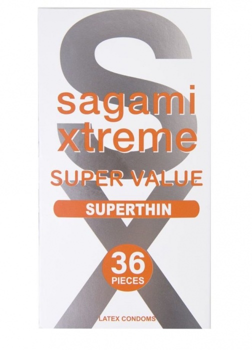 Ультратонкие презервативы Sagami Xtreme Superthin - 36 шт. - Sagami - купить с доставкой в Копейске