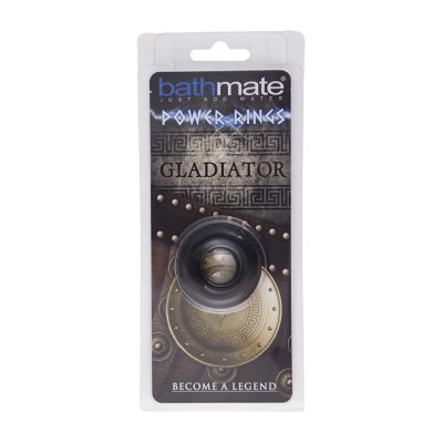 Чёрное эрекционное кольцо Gladiator - Bathmate - в Копейске купить с доставкой