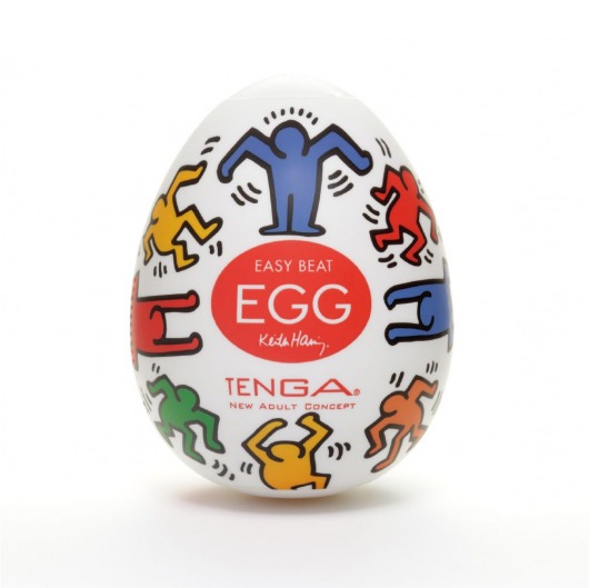 Мастурбатор-яйцо Keith Haring EGG DANCE - Tenga - в Копейске купить с доставкой