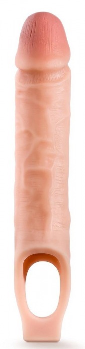 Телесная насадка на пенис 10 Inch Cock Sheath Extender - 25 см. - Blush Novelties - в Копейске купить с доставкой